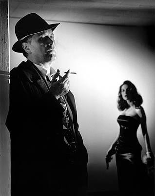 woman in a black dress 02